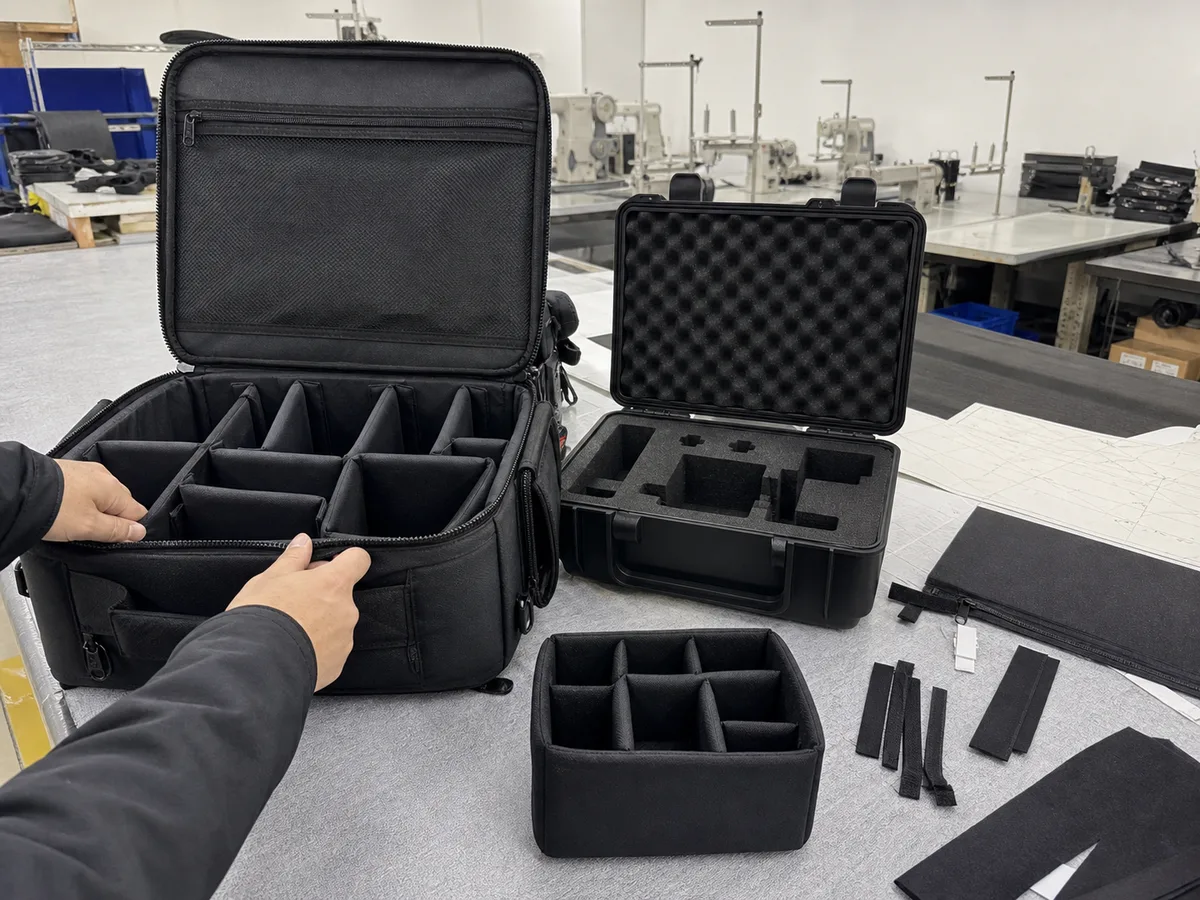 Equipment carrying case manufacturer factory phone photo