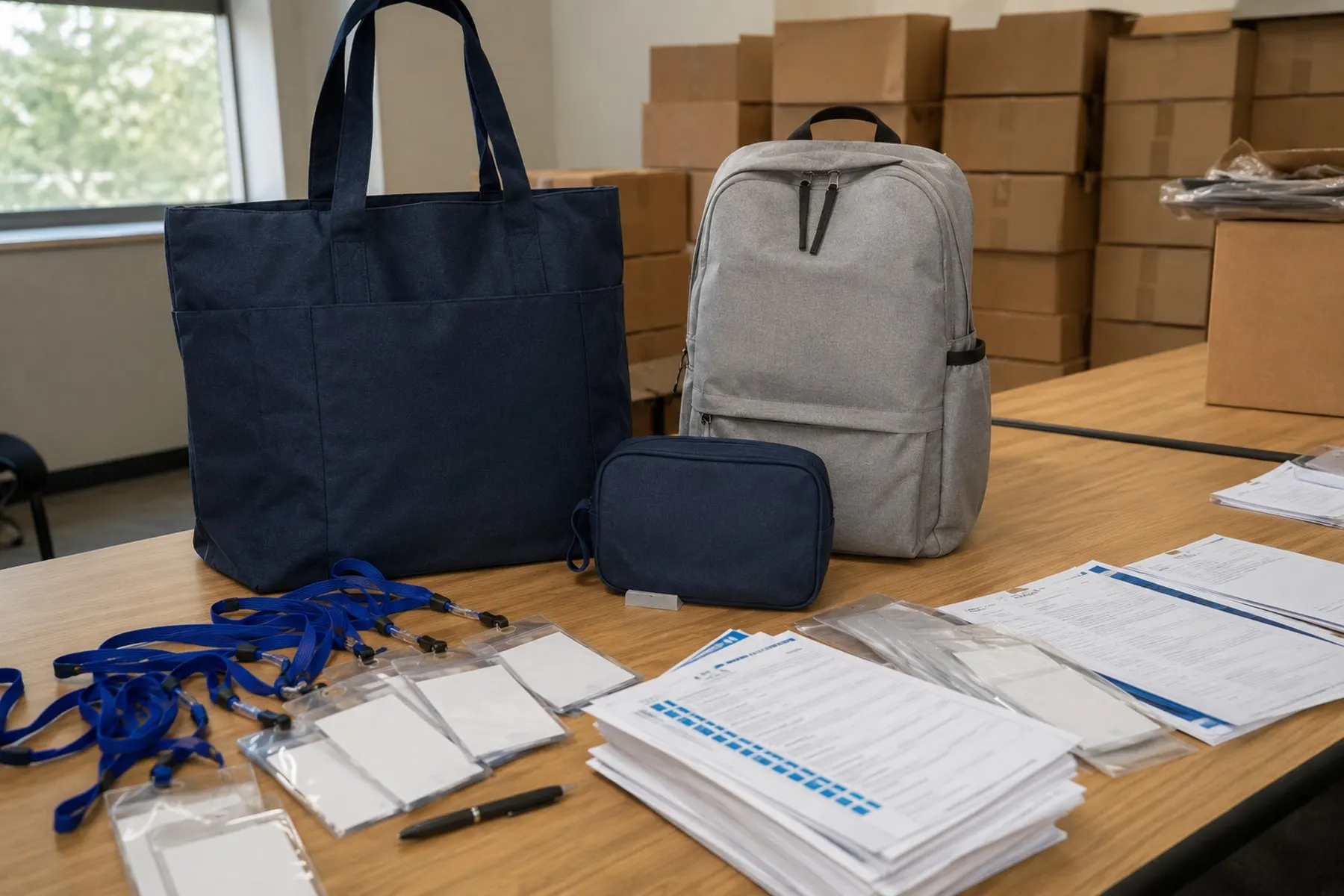 conference bags sample program photo