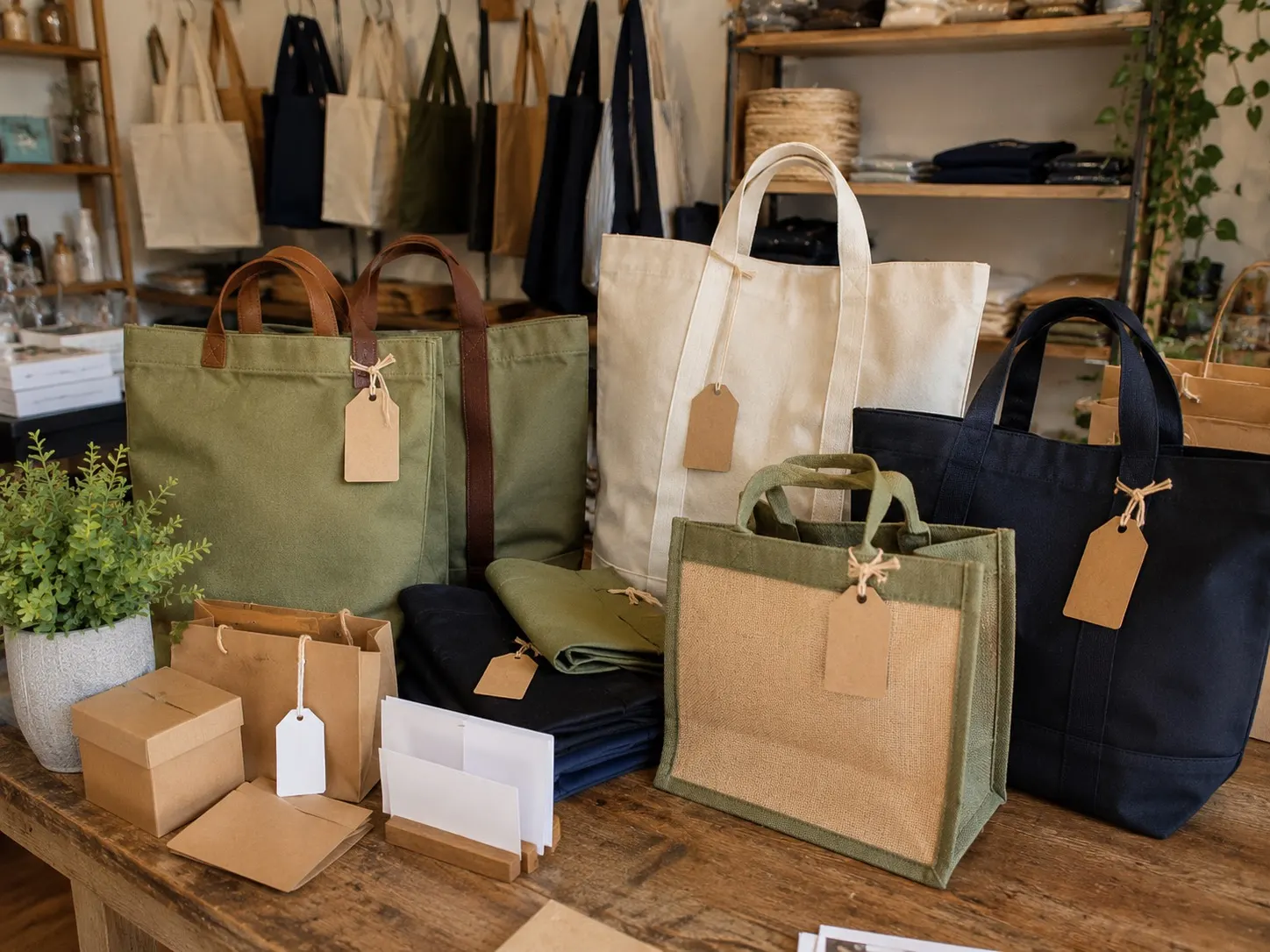 custom shopping bags buyer fit example 3
