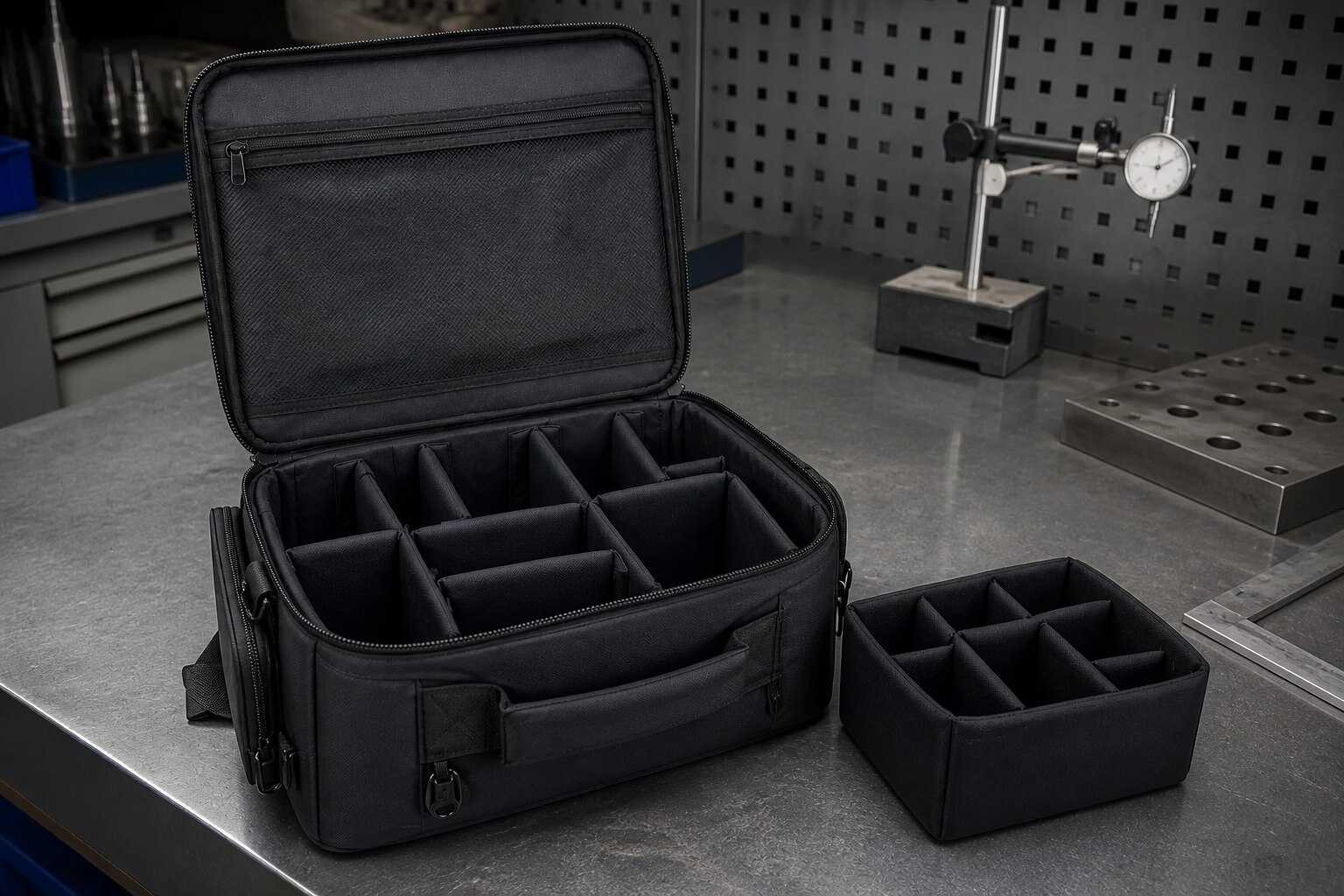 Illustrative equipment carrying cases application and specification planning view