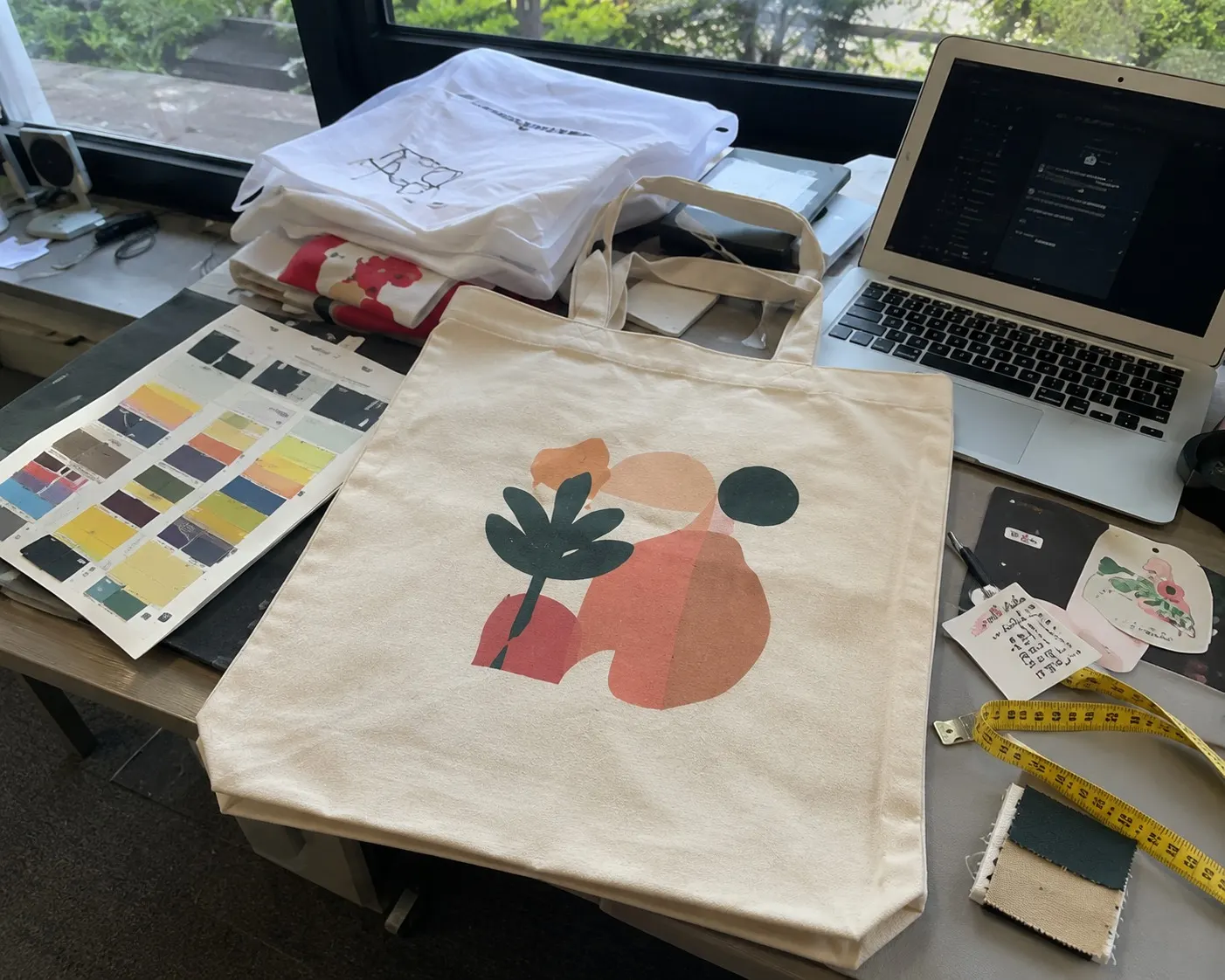 Custom tote bags for merch drops, events, fundraising, and company culture programs sample program photo