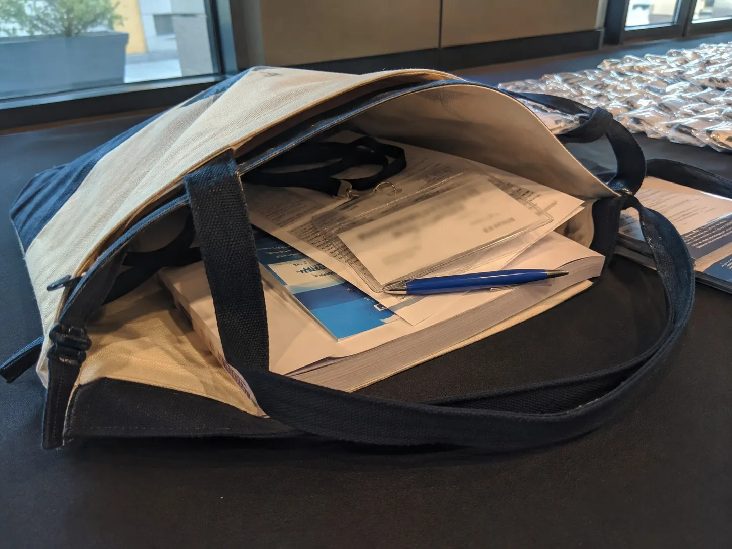 Conference tote bag sample photo